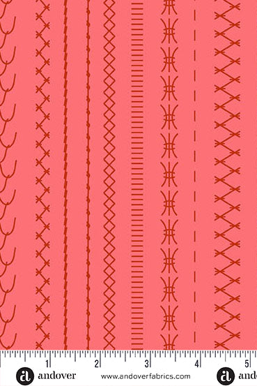 PRESALE - Jinny Yardage - Crazed in Strawberry