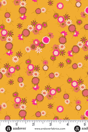 PRESALE - Jinny Yardage - Daisy Chain in Marigold