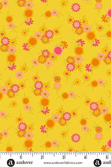 PRESALE - Jinny Yardage - Daisy Chain in Sunshine