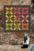 Patchwork Petals Dark in Jinny Quilt Kit - Presale