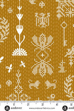 PRESALE - Jinny Yardage - Redwork in Amber