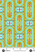 PRESALE - Jinny Yardage - Stained in Mint WIDEBACK