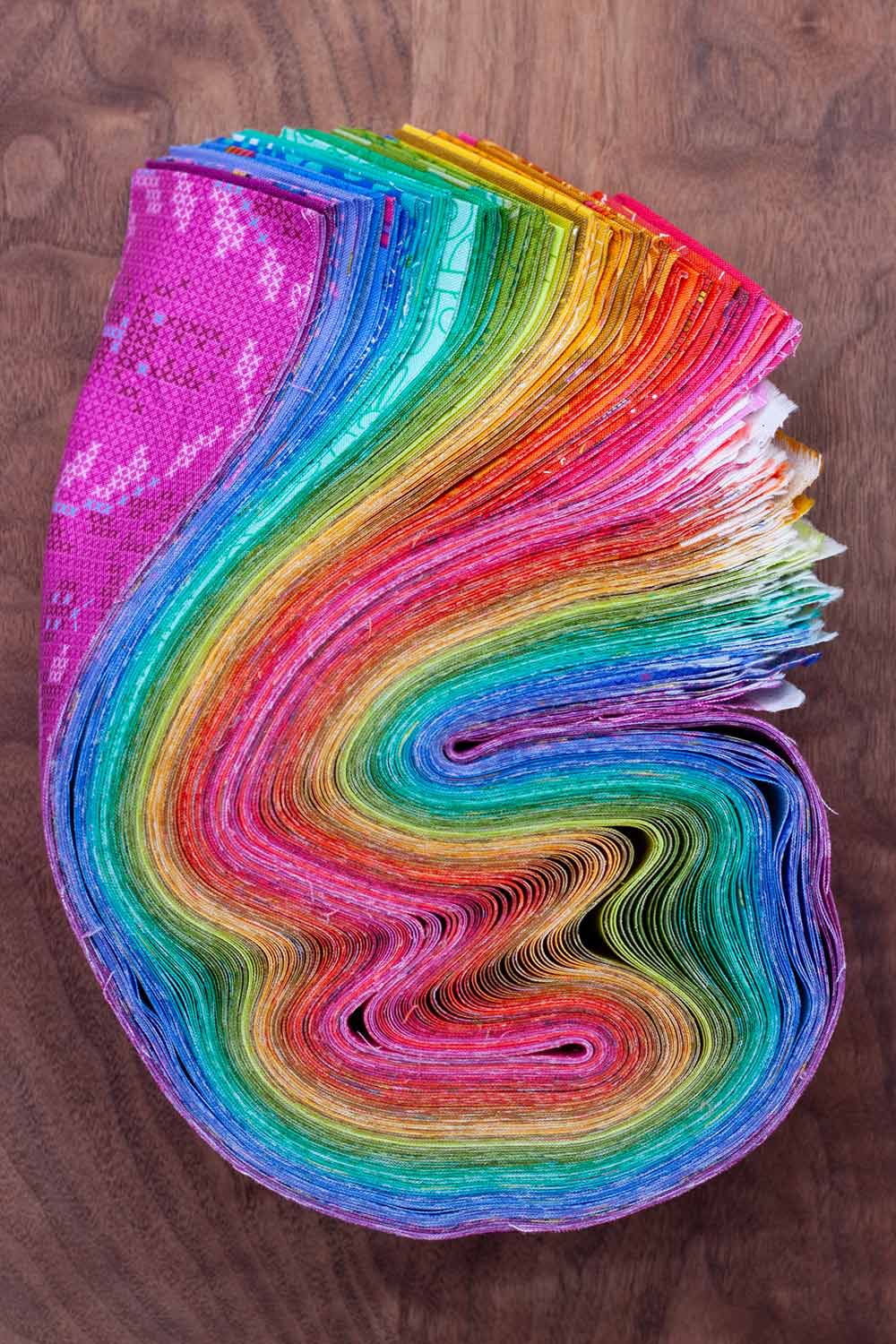 kantha workshop rainbow strips kit