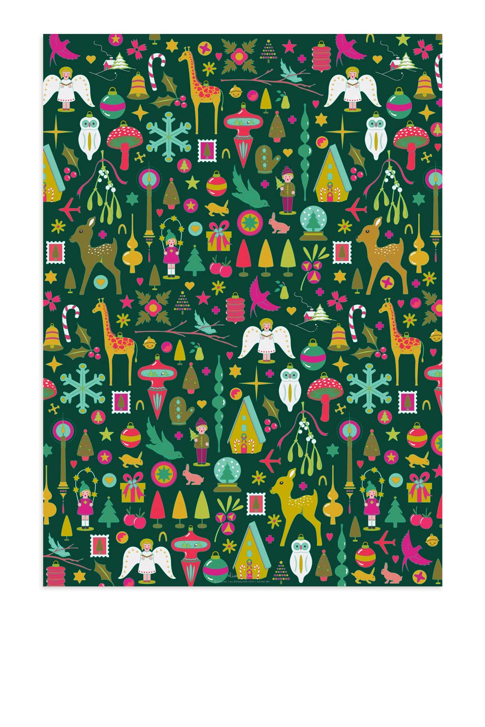 kitschy gift wrap