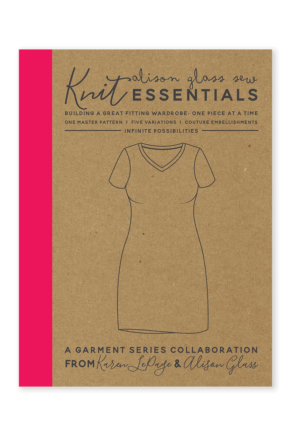 knit essentials alison glass pattern company cover