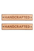 handcrafted leather labels