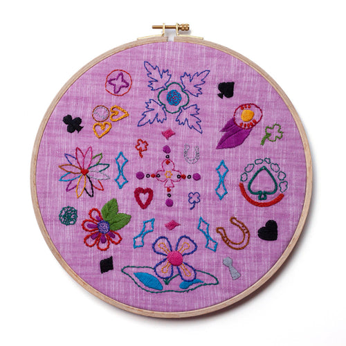 lucky penny hoop by erin may