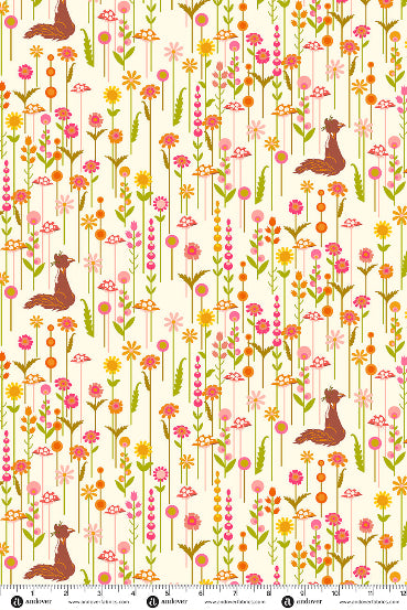 PRESALE - Menagerie Yardage - Fox in Day