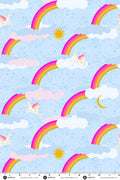 PRESALE - Menagerie Yardage - Pegasus in Lighter Cobalt