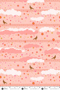 PRESALE - Menagerie Yardage - Pigeon in Lighter Poppy