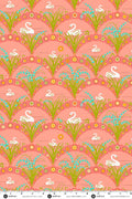 PRESALE - Menagerie Yardage - Swan in Light Poppy
