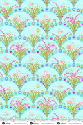 PRESALE - Menagerie Yardage - Swan in Lighter Aqua