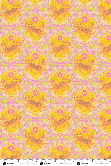 PRESALE - Menagerie Yardage - Tiger in Lighter Honey