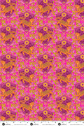 PRESALE - Menagerie Yardage - Tiger in Strawberry