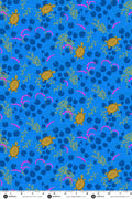 PRESALE - Menagerie Yardage - Turtle in Cobalt