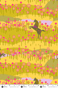 PRESALE - Menagerie Yardage - Horse in Light Honey