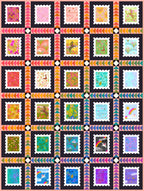 PRESALE - Stamp Stripe Yardage - Charcoal