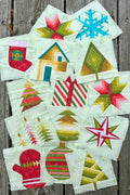 Mini Holiday Motif Fabric Kit: Classic