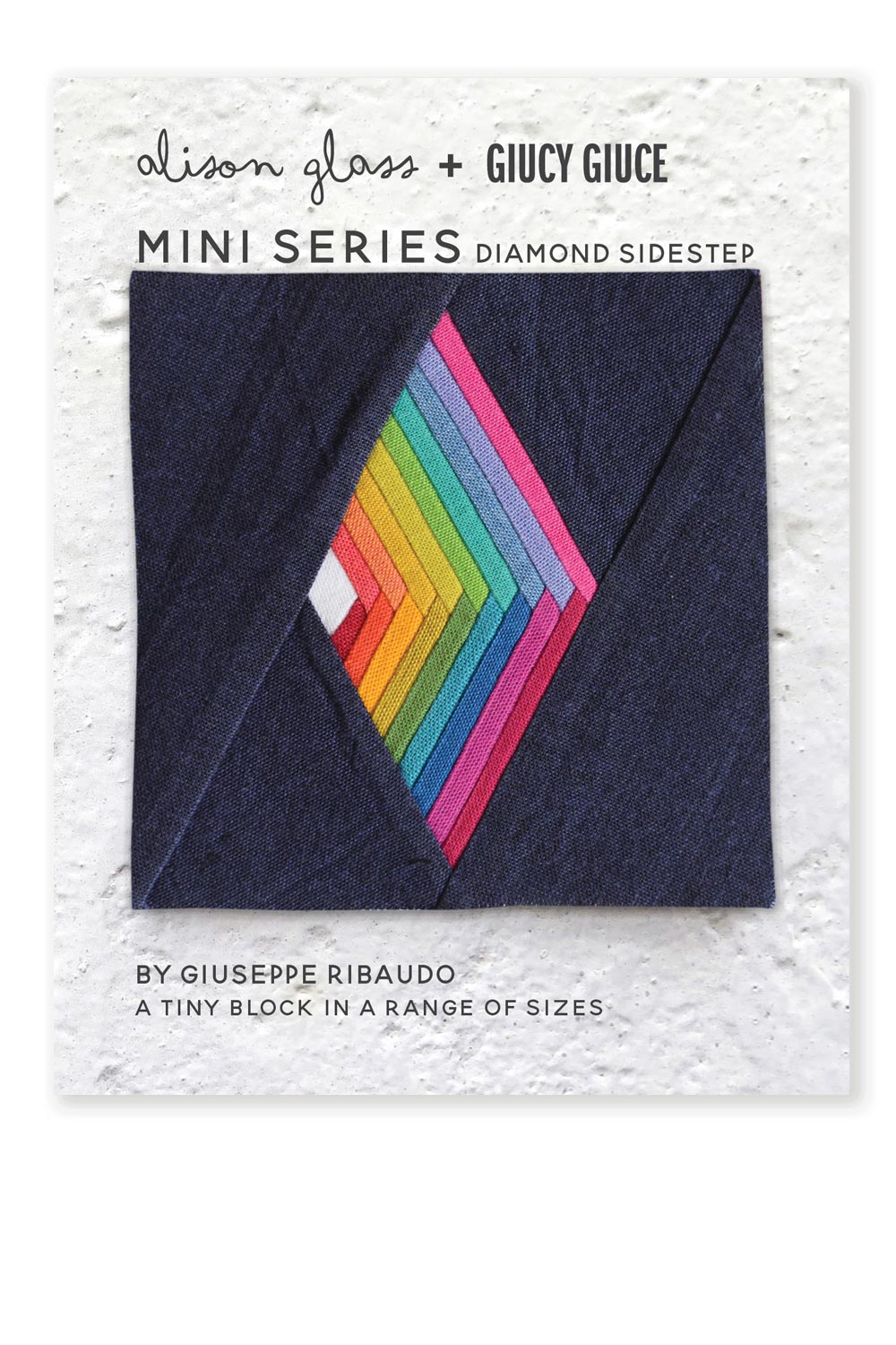 mini series diamond sidestep quilt pattern