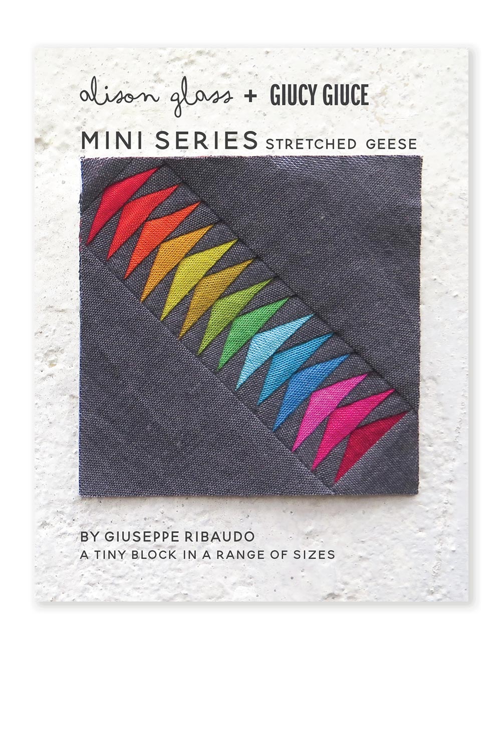 mini series stretched geese quilt pattern
