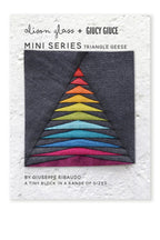 mini series triangle geese quilt pattern