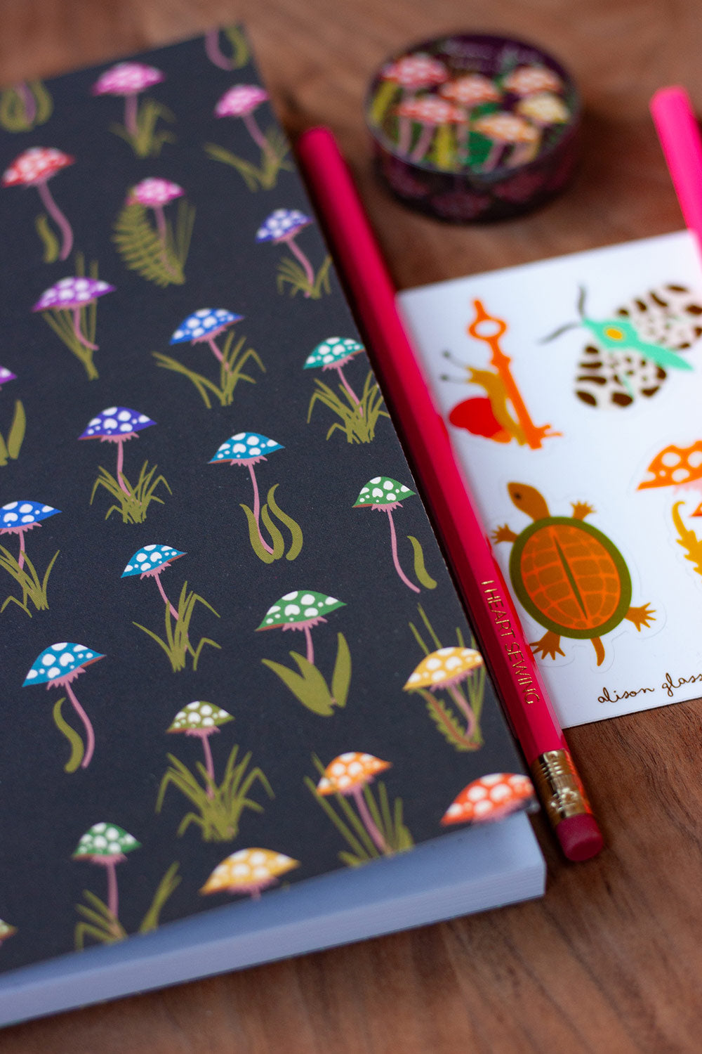 Mushroom Notebook Set