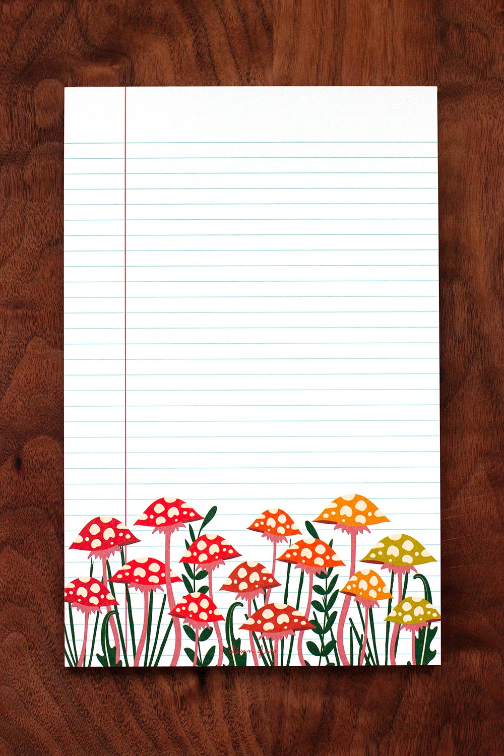 mushroom notepad