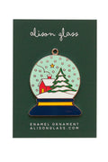 snow globe ornament