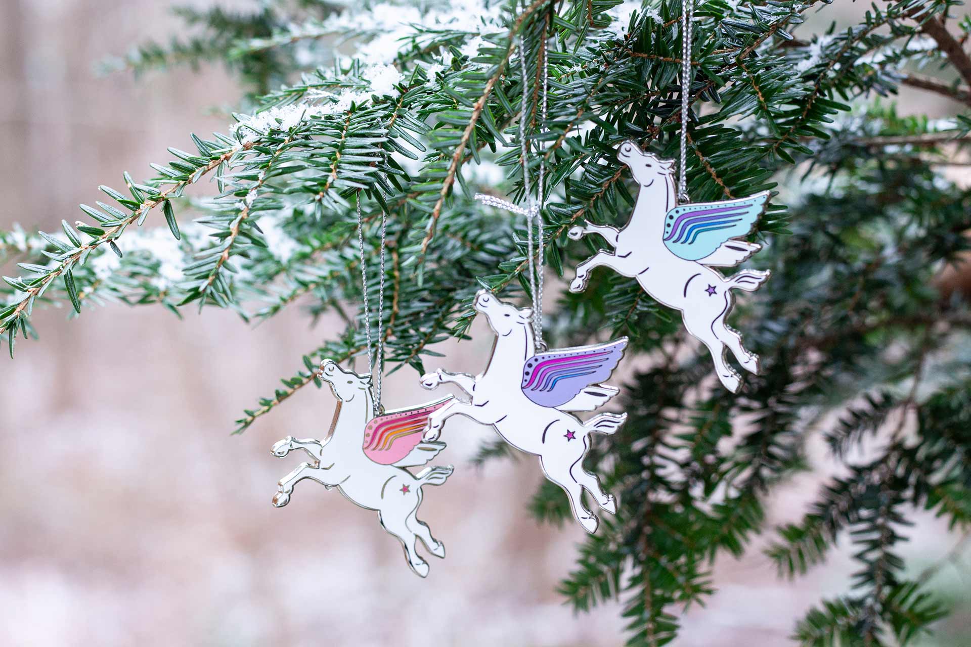 pegasus ornaments