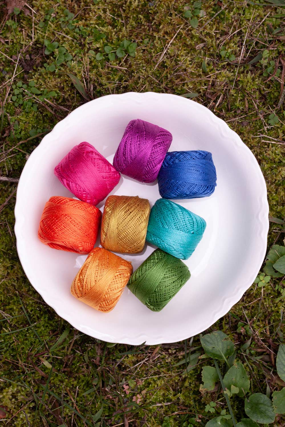 cozy perle set in rainbow