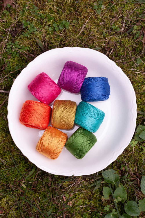 cozy perle set in rainbow