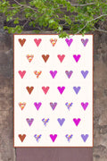 postmark heart quilt dark version
