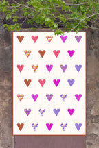 postmark heart quilt dark version
