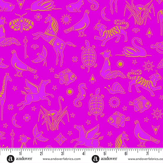 postmark yardage philately in fuchsia