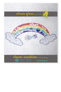 rainbow embroidery cover
