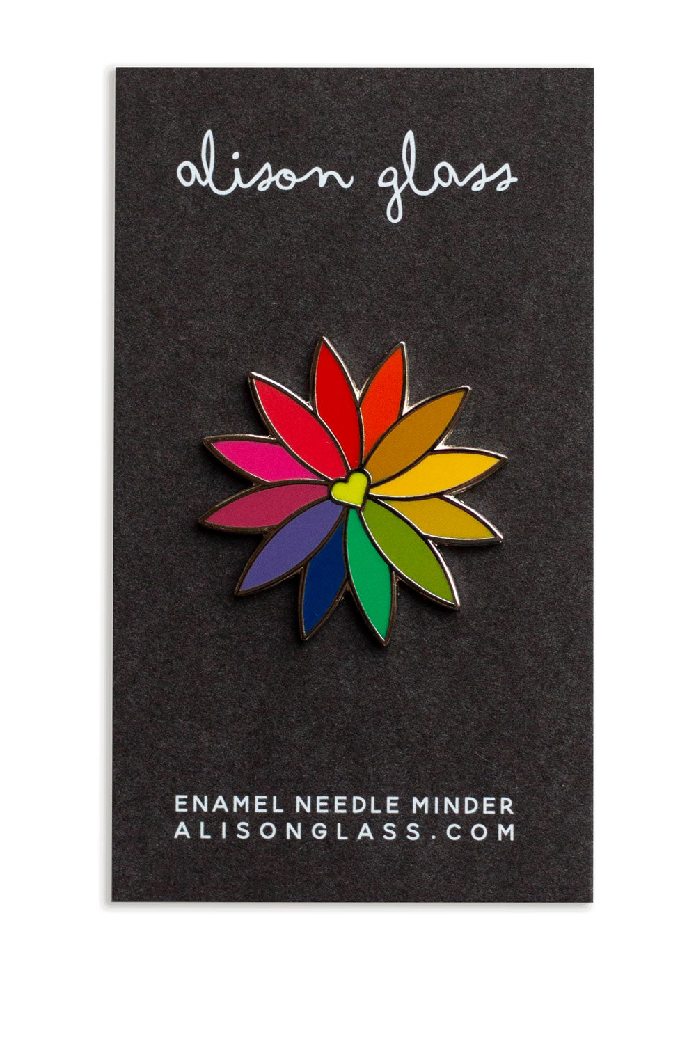 rainbow flower needle minder