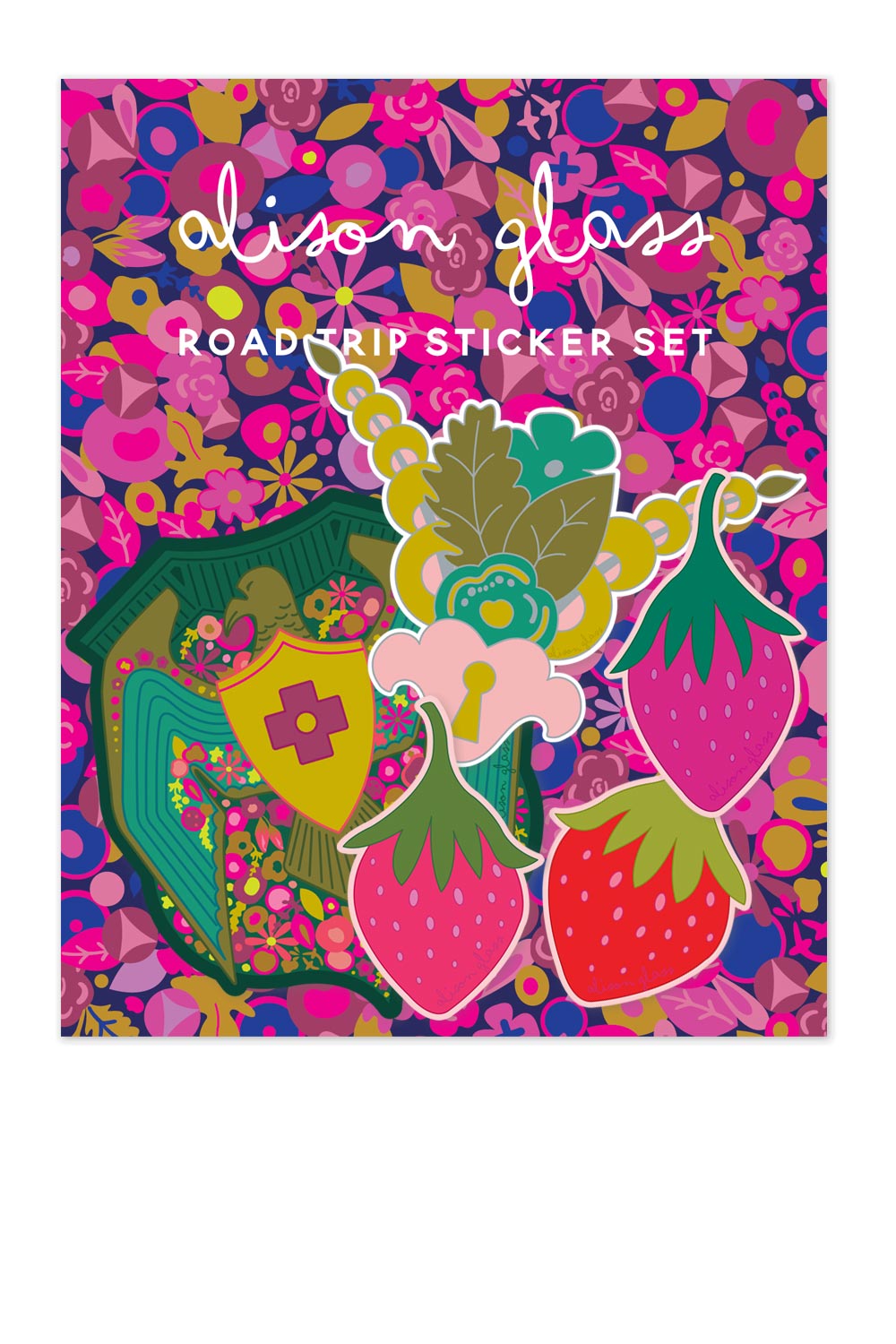 road trip sticker pack