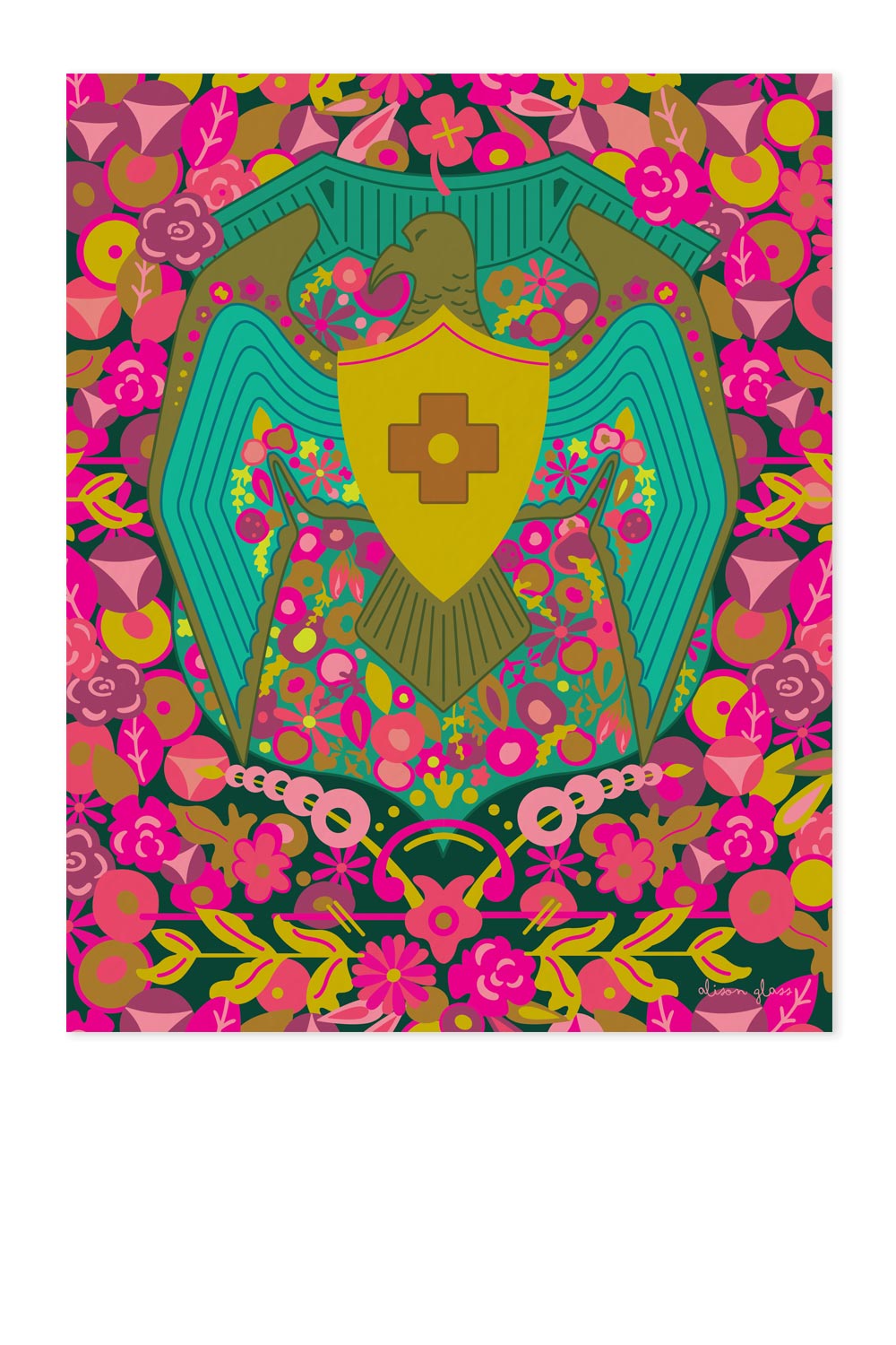 eagle art print