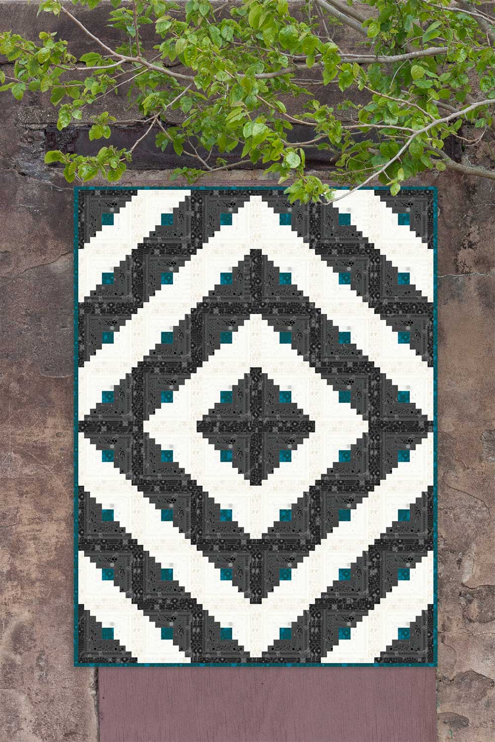 Log Cabin in Shadow 2026 Quilt Kit