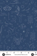 Shadow 2026 Yardage - Philately in Denim