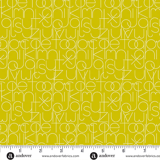 enough in chartreuse from the soliloquy collection by alison glass