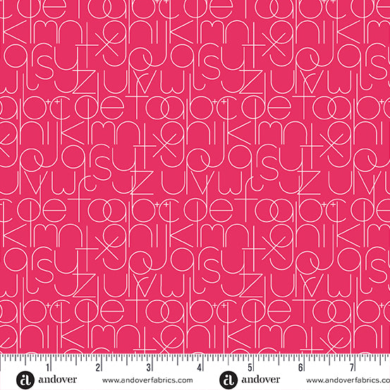 enough in strawberry from the soliloquy collection by alison glass