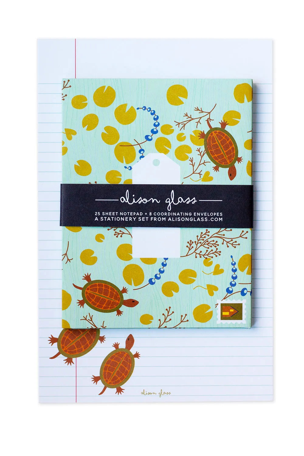 turtle stationery set