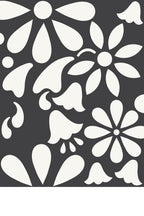 cozy stencil in dozen daisies