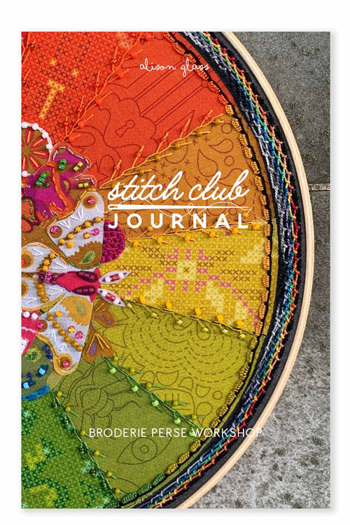 stitch club broderie perse workshop