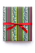 stripe gift wrap
