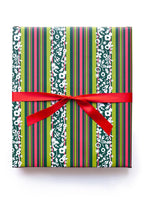 stripe gift wrap