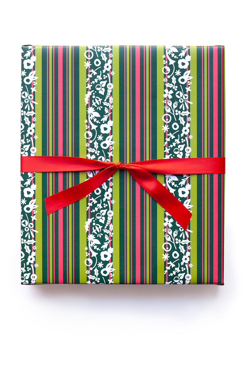 stripe gift wrap