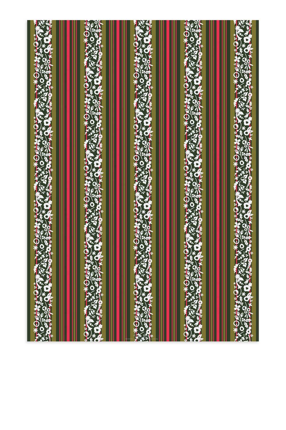 stripe gift wrap