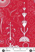sun print 2025 yardage cameo in cardinal